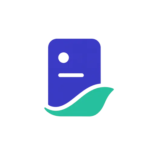 BillFlow logo - Simple bill icon sitting above a single cash wave